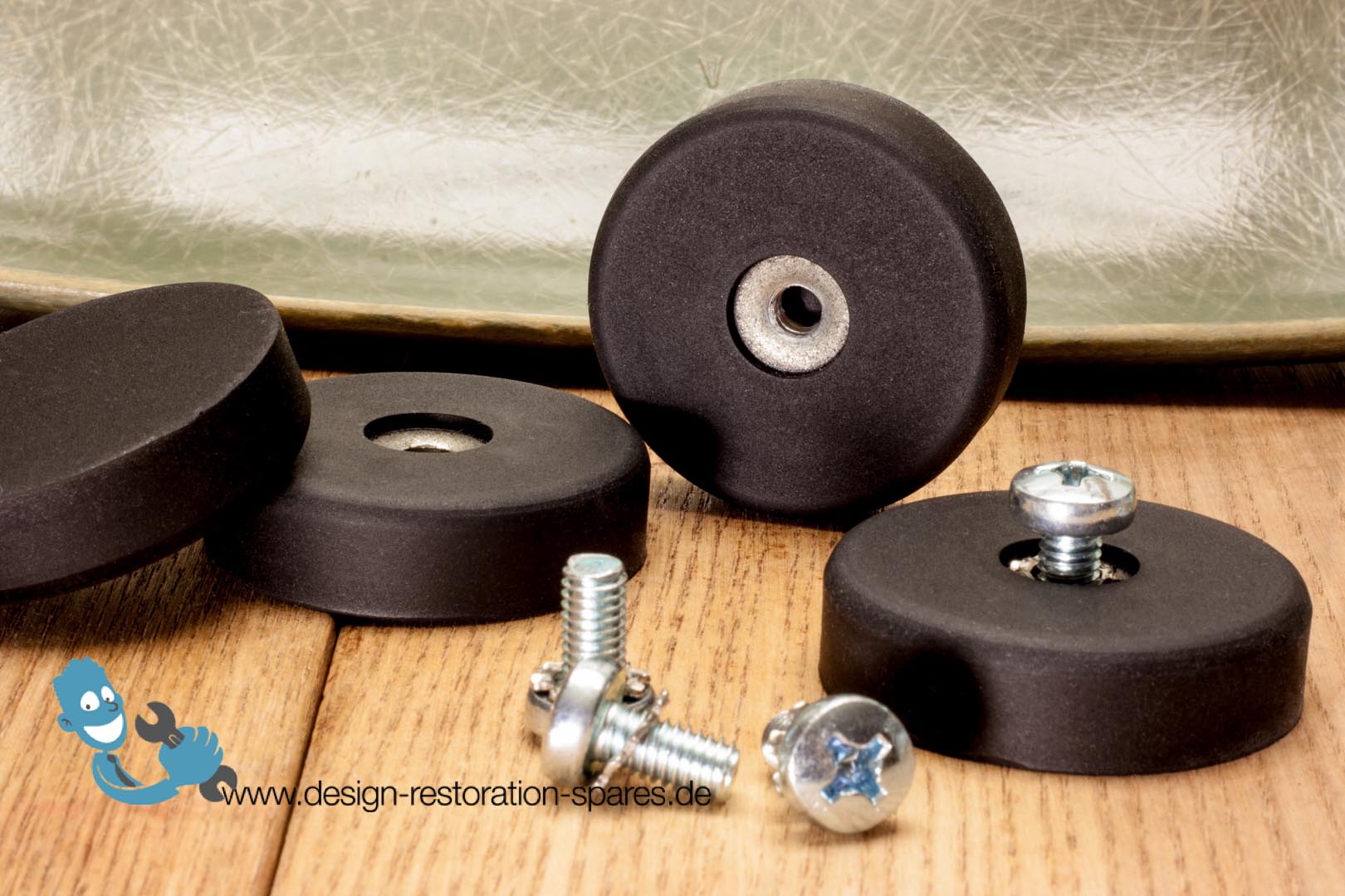 Replacement Shock Mounts for Eames Fiberglas Chairs