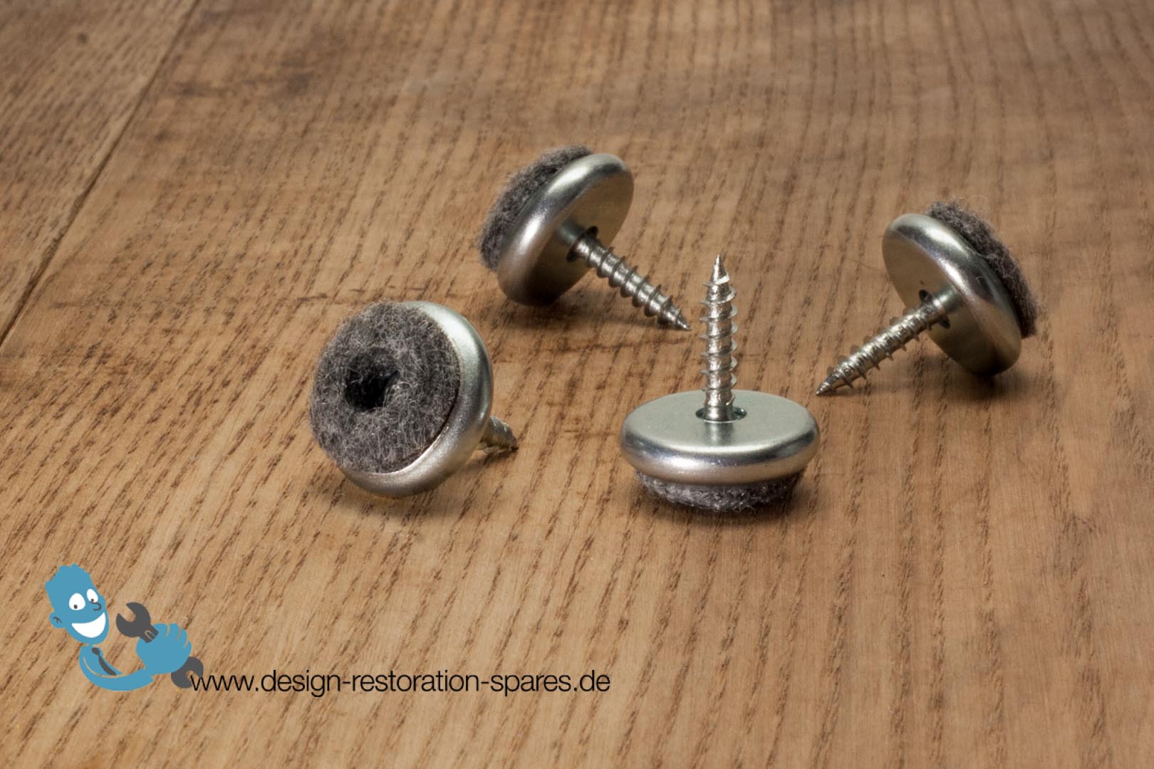 Felt Glides for Eames Plastic Chairs Dowel Base