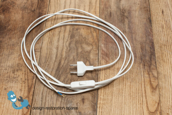 Replacement Cord Cable Set with Switch & Plug for Verner Panton Panthella Table Lamp