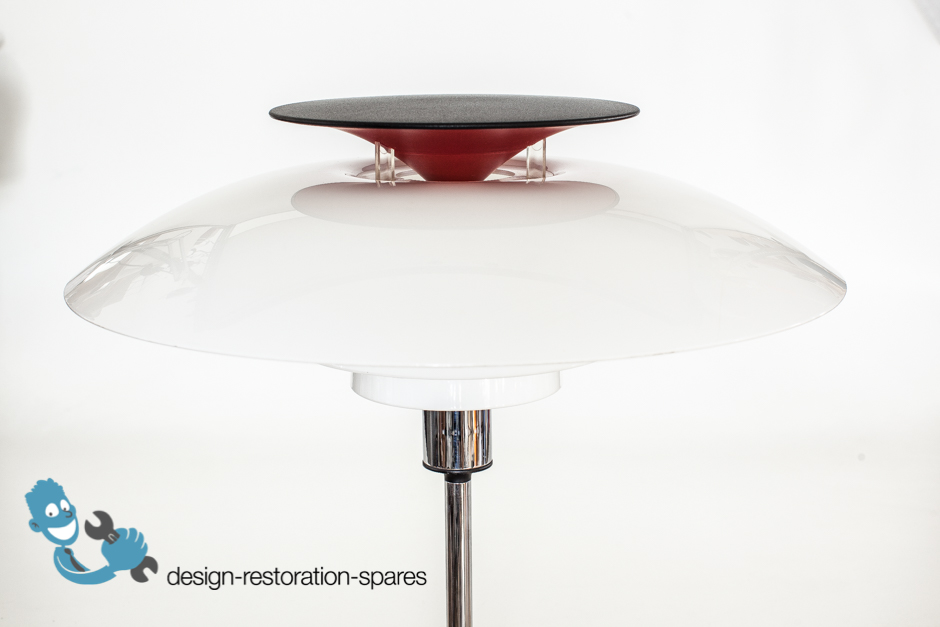 How To Disassemble Louis Poulsen Poul, How To Fix A Broken Glass Lamp Shade
