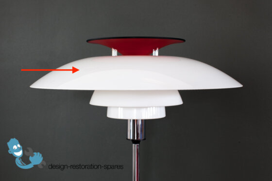 Upper Lamp Shade | Louis Poulsen | Poul Henningsen | PH80 Floor Lamp