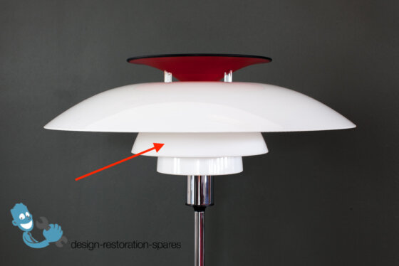 Center Lamp Shade | Louis Poulsen | Poul Henningsen | PH80 Floor Lamp