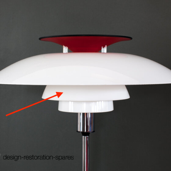 Center Lamp Shade | Louis Poulsen | Poul Henningsen | PH80 Floor Lamp