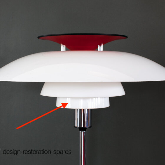 Lower Lamp Shade  | Louis Poulsen | Poul Henningsen | PH80 Table and Floor Lamp