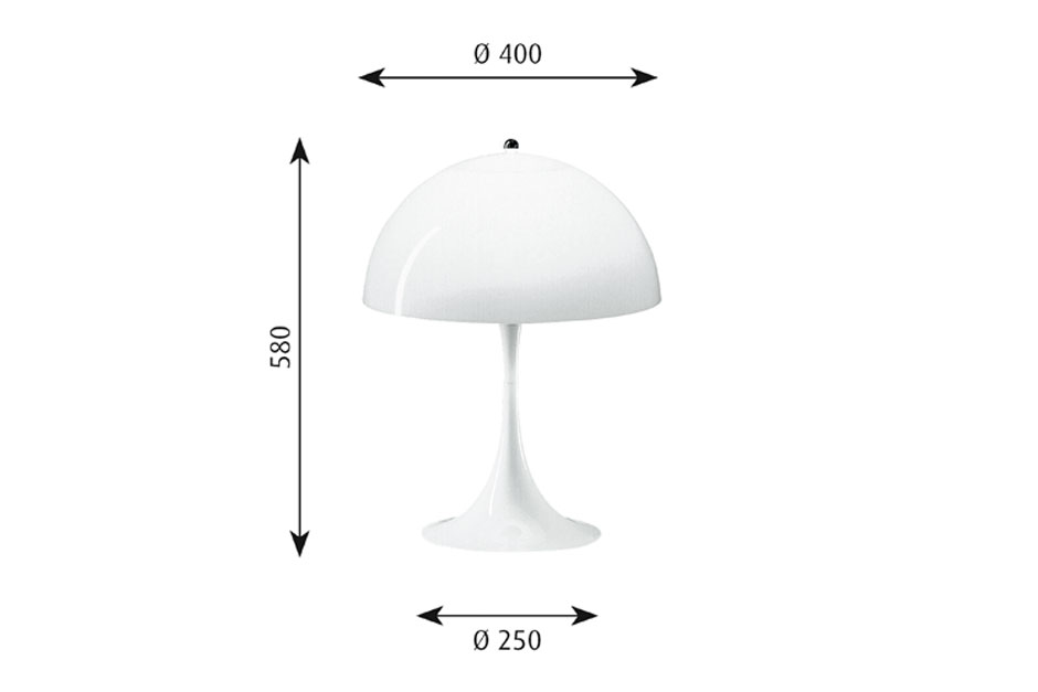 The Louis Poulsen Panthella Table Lamp is now available