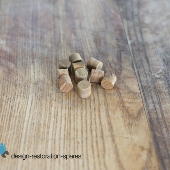 Danish Furniture Screw Cover Plug Teak Wood design restoration spares