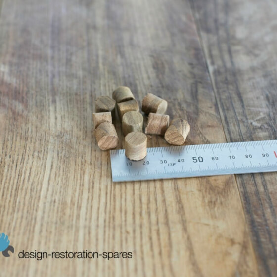 Danish Furniture Screw Cover Plug Teak Wood design restoration spares