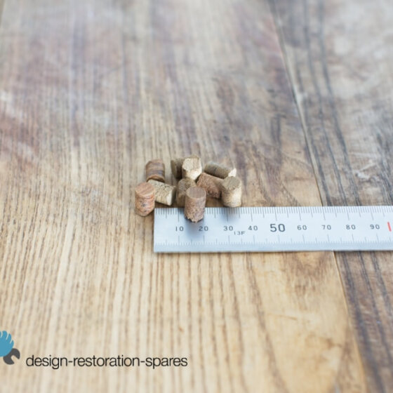 Danish Furniture Screw Cover Plug Teak Wood design restoration spares